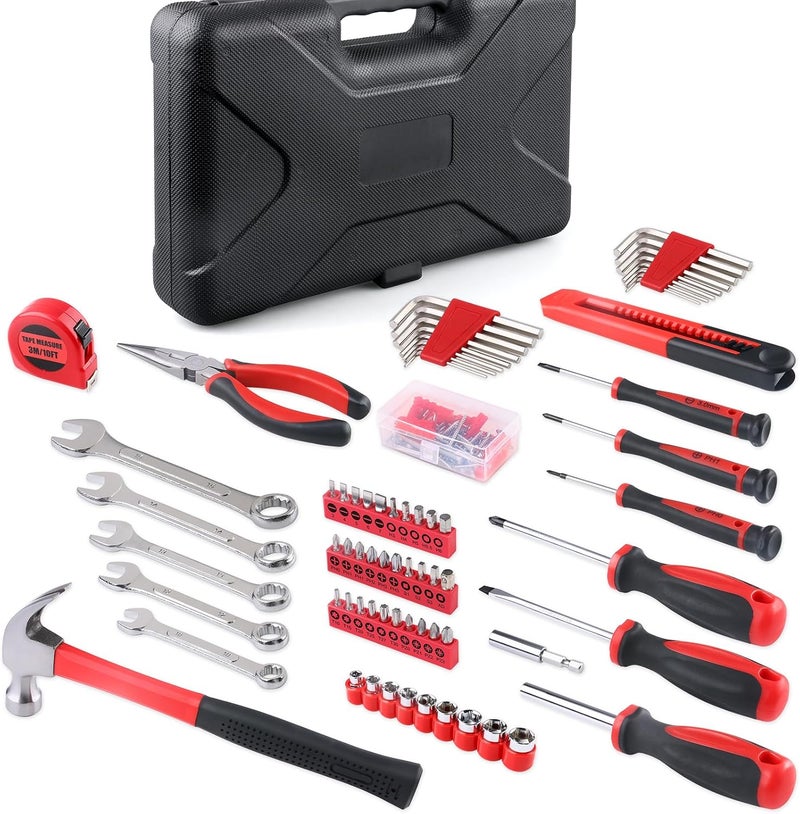 Winner 175-Piece Multi-Purpose Automotive and Household Tool Kit in Toolbox Storage Case, Perfect for General Home and Auto Repairs, House DIY Project, Garage, Car, Travel Emergency, Housewarming Gift - Image 3